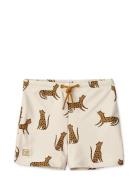 Otto Printed Swim Pants Badeshorts Beige Liewood