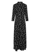 Yassavanna Long Shirt Dress S. Noos Maxikjole Festkjole Black YAS