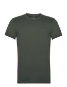 Crew-Neck Cotton Tops T-shirts Short-sleeved Khaki Green Bread & Boxer...