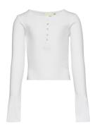 T-Shirt Long-Sleeve Tops T-shirts Long-sleeved T-shirts White Sofie Sc...