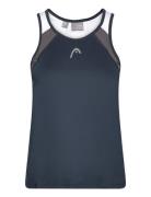 Club 22 Tank Top Women Sport T-shirts & Tops Sleeveless Navy Head