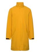 Rømø Logo Lw Rain Long Jacket Outerwear Rainwear Rain Coats Yellow H2O