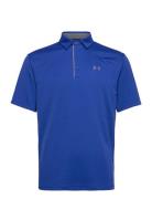 Tech Polo Sport Polos Short-sleeved Blue Under Armour