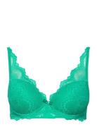 Tanya Bra Fill Lingerie Bras & Tops Full Cup Bras Green Missya