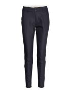 Mmblake Night Pant Bottoms Trousers Slim Fit Trousers Blue MOS MOSH