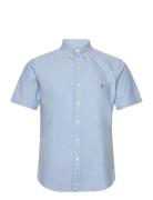 Slim Fit Oxford Shirt Designers Shirts Short-sleeved Blue Polo Ralph L...