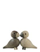 Lovebirds 1 Pair Home Decoration Decorative Accessories-details Wooden...