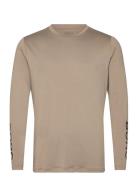 Borg Long Sleeve T-Shirt Sport T-shirts Long-sleeved Brown Björn Borg