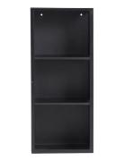 Skab Atlanta S M/Glas Home Furniture Shelves Black Muubs