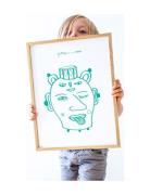 Head Vase Lu - 30X40 Home Kids Decor Posters & Frames Posters Multi/pa...