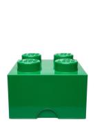 Lego Storage Brick 4 Home Kids Decor Storage Storage Boxes Green LEGO ...