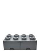 Lego Brick Drawer 8 Home Kids Decor Storage Storage Boxes Grey LEGO ST...