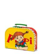 Pippi Resväska, 25 Cm, Gul Home Kids Decor Storage Storage Boxes Multi...