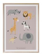 På Savannen Home Kids Decor Posters & Frames Posters Multi/patterned K...