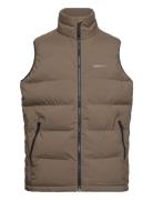 M Marina Quilted Vest Sport Vests Brown Musto