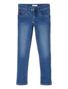 Nkmrobin Dnmtax Pant Noos Bottoms Jeans Skinny Jeans Blue Name It