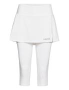 Club 3/4 Tights Skort Women Sport Short White Head