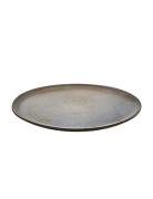 Raw Metallic Brown - Middags Tallerken 1 Stk 28 Cm Home Tableware Plat...