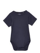 Bodystocking Bodies Short-sleeved Navy Sofie Schnoor Baby And Kids