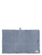 Big Waffle Bath Mat Home Textiles Rugs & Carpets Bath Rugs Blue The Or...