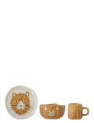 Kittie Tableware, Brown, St Ware Home Meal Time Dinner Sets Brown Bloo...