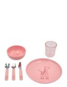 Children's Set Mio Home Meal Time Dinner Sets Pink Mepal