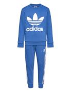 Crew Set Sport Tracksuits Blue Adidas Originals