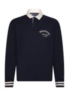 Prep Rugby Tops Polos Long-sleeved Navy Tommy Hilfiger