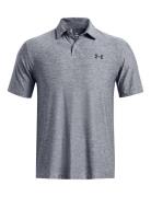 Ua T2G Polo Sport Polos Short-sleeved Grey Under Armour