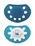 Pacifier Classic Natural Rubber 2-Pack, +4 Month Blue Baby & Maternity...