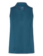 W Range Sl Pique Top Tops T-shirts & Tops Polos Blue PUMA Golf