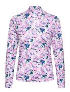 W You-V Bloom 1/4 Zip Sport Sweat-shirts & Hoodies Fleeces & Midlayers...