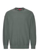 Smarlo Designers Knitwear Round Necks Green HUGO