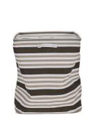 Storage Basket, Store, Brown Stripe Home Storage Storage Baskets Brown...