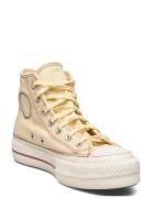 Chuck Taylor All Star Lift Sport Sneakers High-top Sneakers Yellow Con...