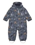 Coverall - Aop Outerwear Coveralls Snow-ski Coveralls & Sets Multi/pat...