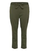 Kcjenna Belt Pant Bottoms Trousers Joggers Green Kaffe Curve