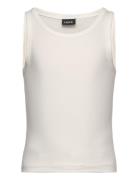 Nlfnove Sl Short Top Tops T-shirts Sleeveless Cream LMTD