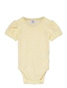 Bitt -Bodysuit Bodies Short-sleeved Yellow Hust & Claire