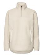 Yoke Halfzip Sport Sweat-shirts & Hoodies Fleeces & Midlayers Beige Te...