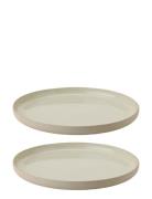 Emma Dinner Plate Ø 24 Cm 2 Pcs Grey Home Tableware Plates Dinner Plat...