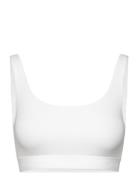 Core Rib Tank Bralette Lingerie Bras & Tops Soft Bras Tank Top Bras Wh...