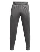 Ua Armour Fleece Joggers Bottoms Sweatpants Grey Under Armour