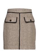 Bergeniabbmabella Skirt Kort Skjørt Beige Bruuns Bazaar