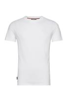 Essential Logo Emb Tee Tops T-shirts Short-sleeved White Superdry