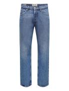 Onsedge Straight Mb 4939 Azg Dnm Noos Bottoms Jeans Relaxed Blue ONLY ...