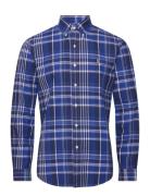 Classic Oxford-Cubdppcs Tops Shirts Casual Blue Polo Ralph Lauren