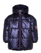 Puffer Jacket Fôret Jakke Navy Billieblush