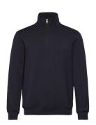 Makade Tops Knitwear Half Zip Jumpers Navy Matinique