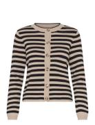 Objester Sli L/S Knit Cardigan Noos Tops Knitwear Cardigans Beige Obje...